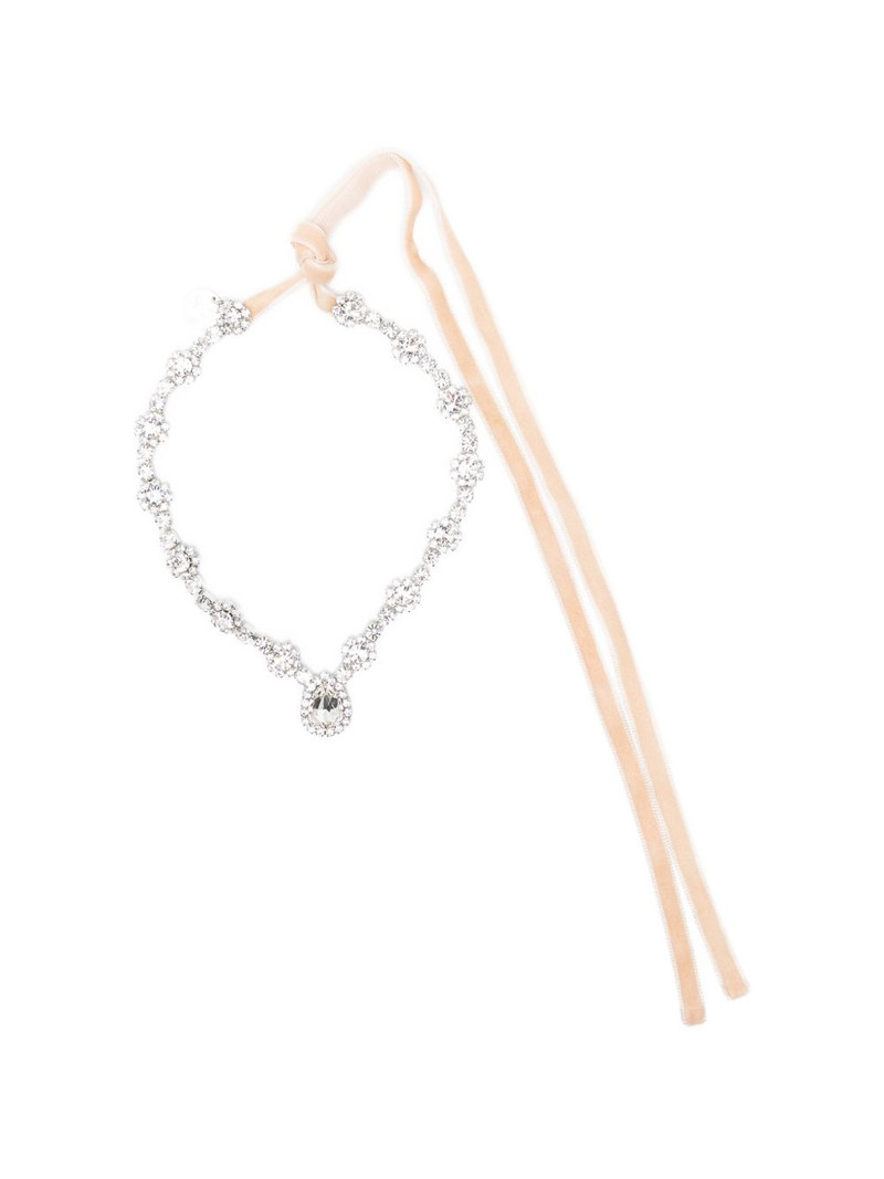 crystal-embellished necklace 1