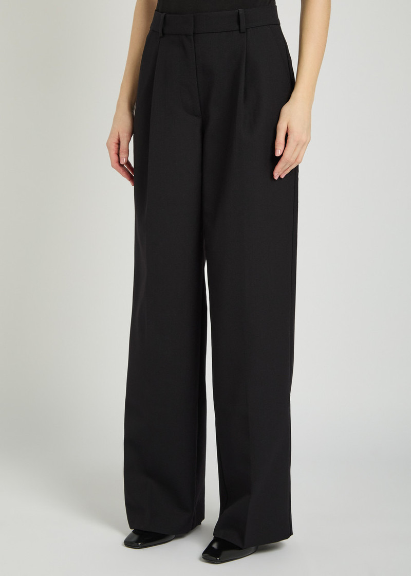 ANINE BING Anine Bing Trent Straight-leg Canvas Trousers outlook