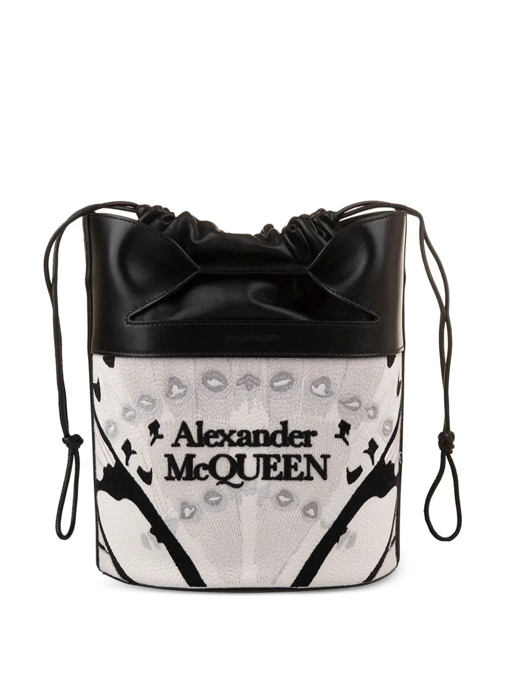 drawstring bucket bag - 1
