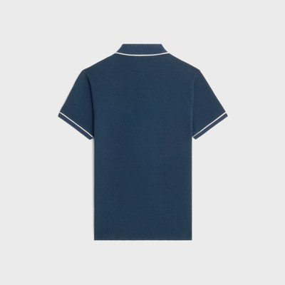 CELINE classic polo shirt in cotton piqué outlook