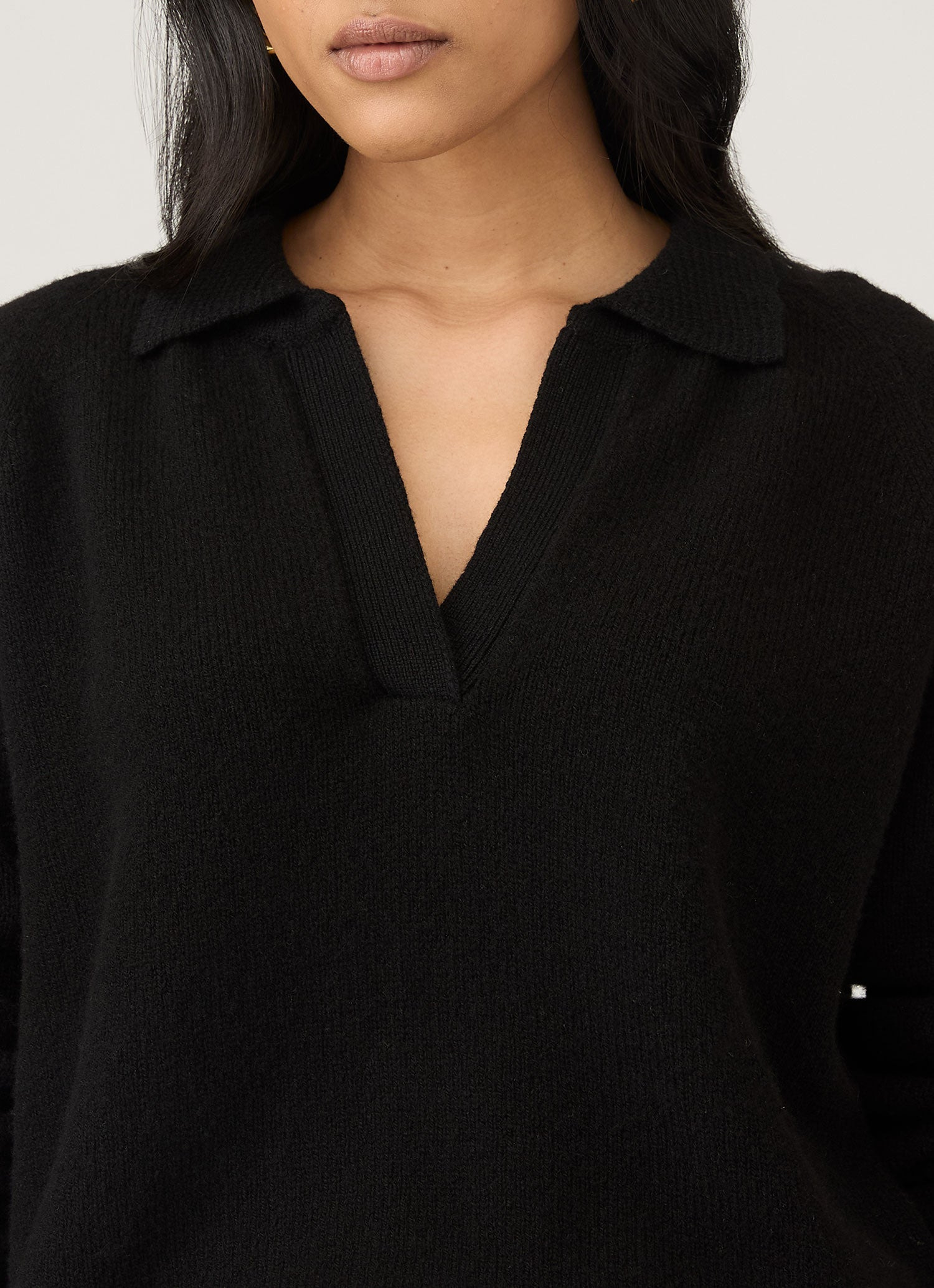 Lambswool Polo Neck Jumper - 4