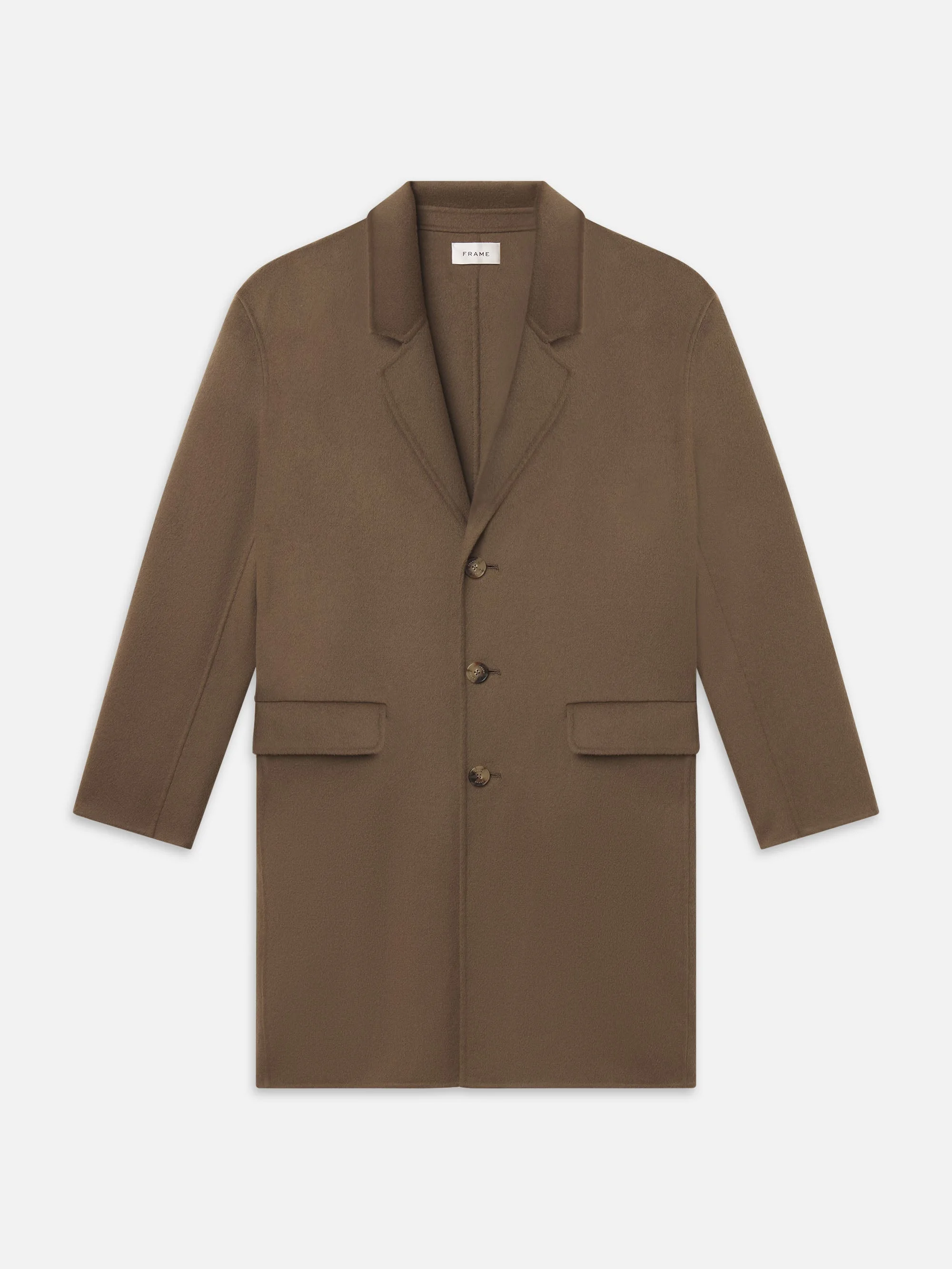 Double Face Wool Overcoat - 1