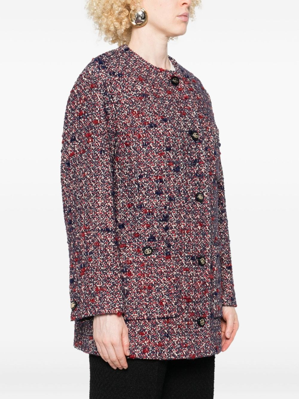 Bouclé wool jacket - 4