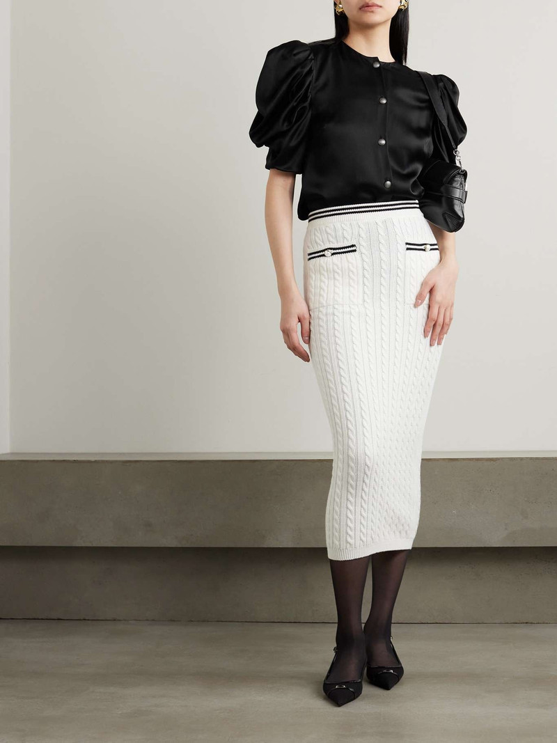 Alessandra Rich Envers satin blouse outlook