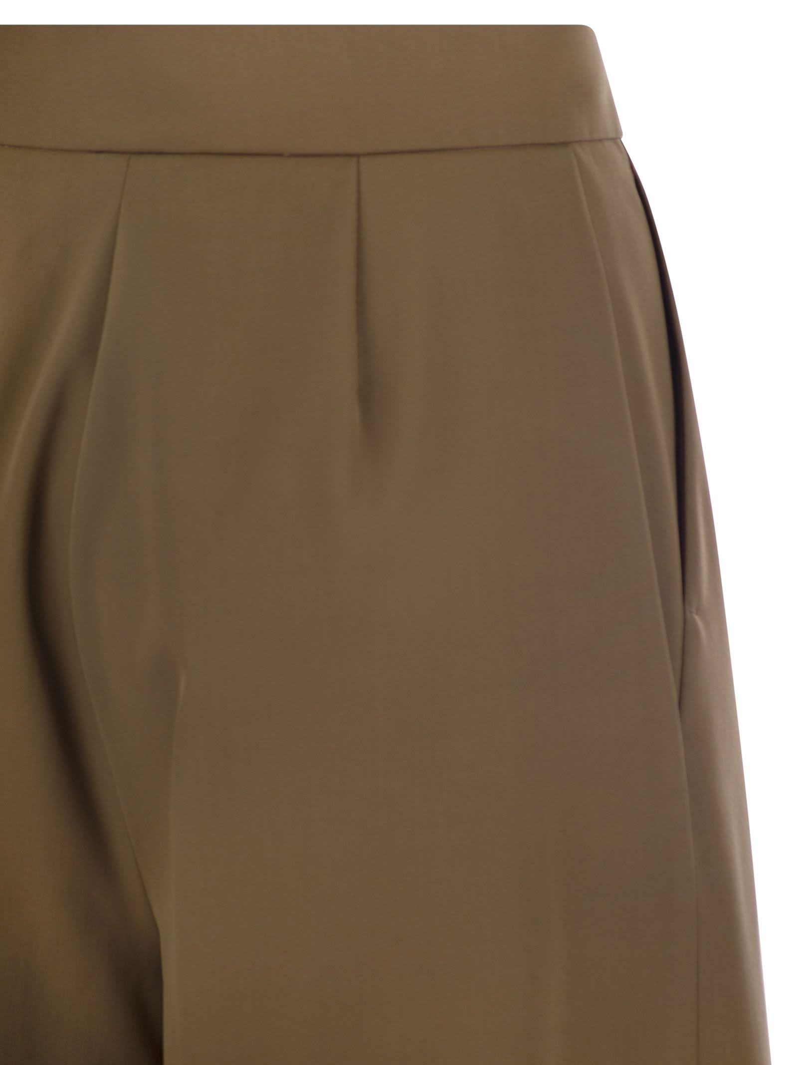 Maxmara Women Ninfa - Wool Gabardine Trousers - 4