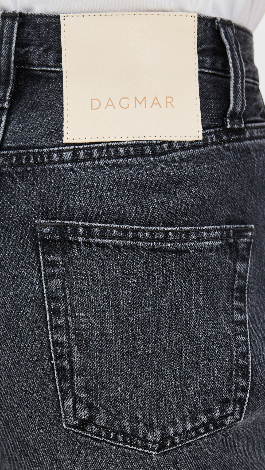 Wide Leg Denim Jeans - 5