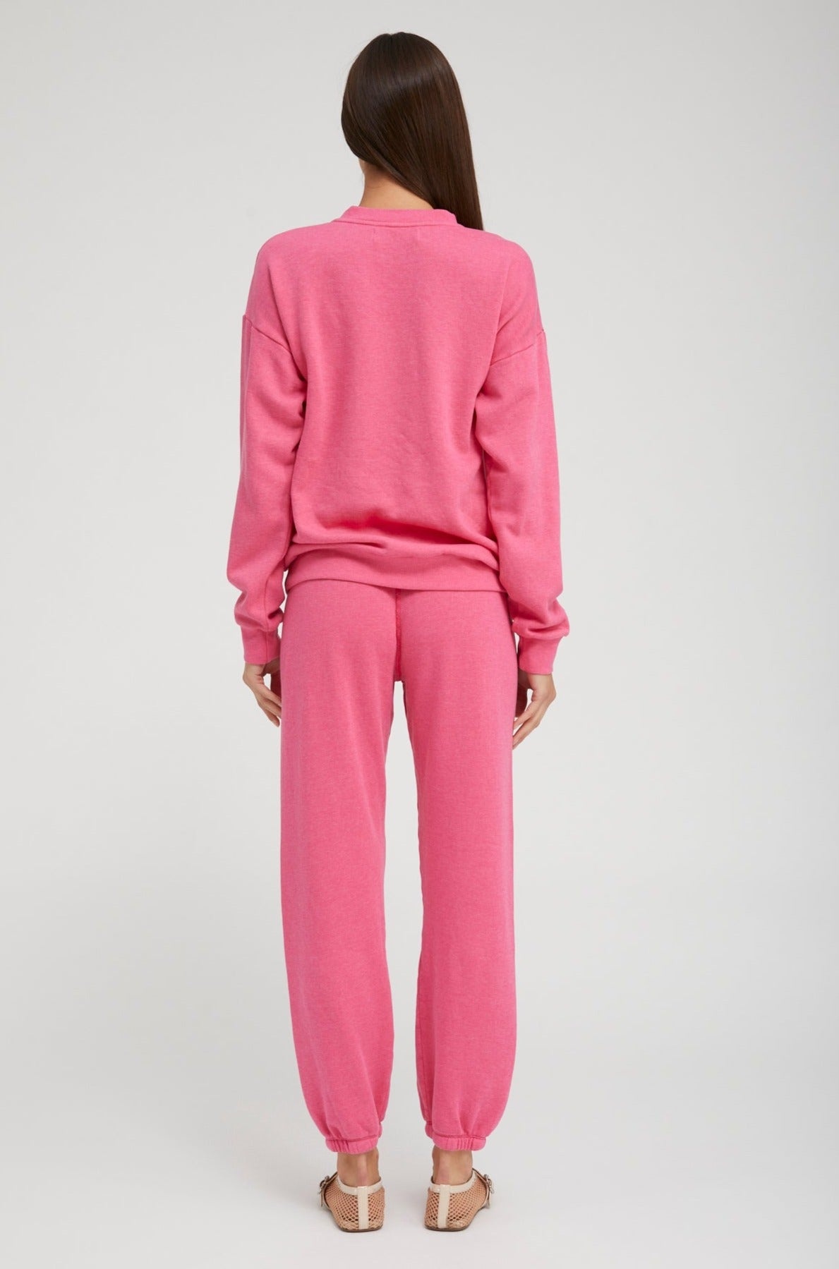 HOT PINK LOGO SWEATSHIRT - 4