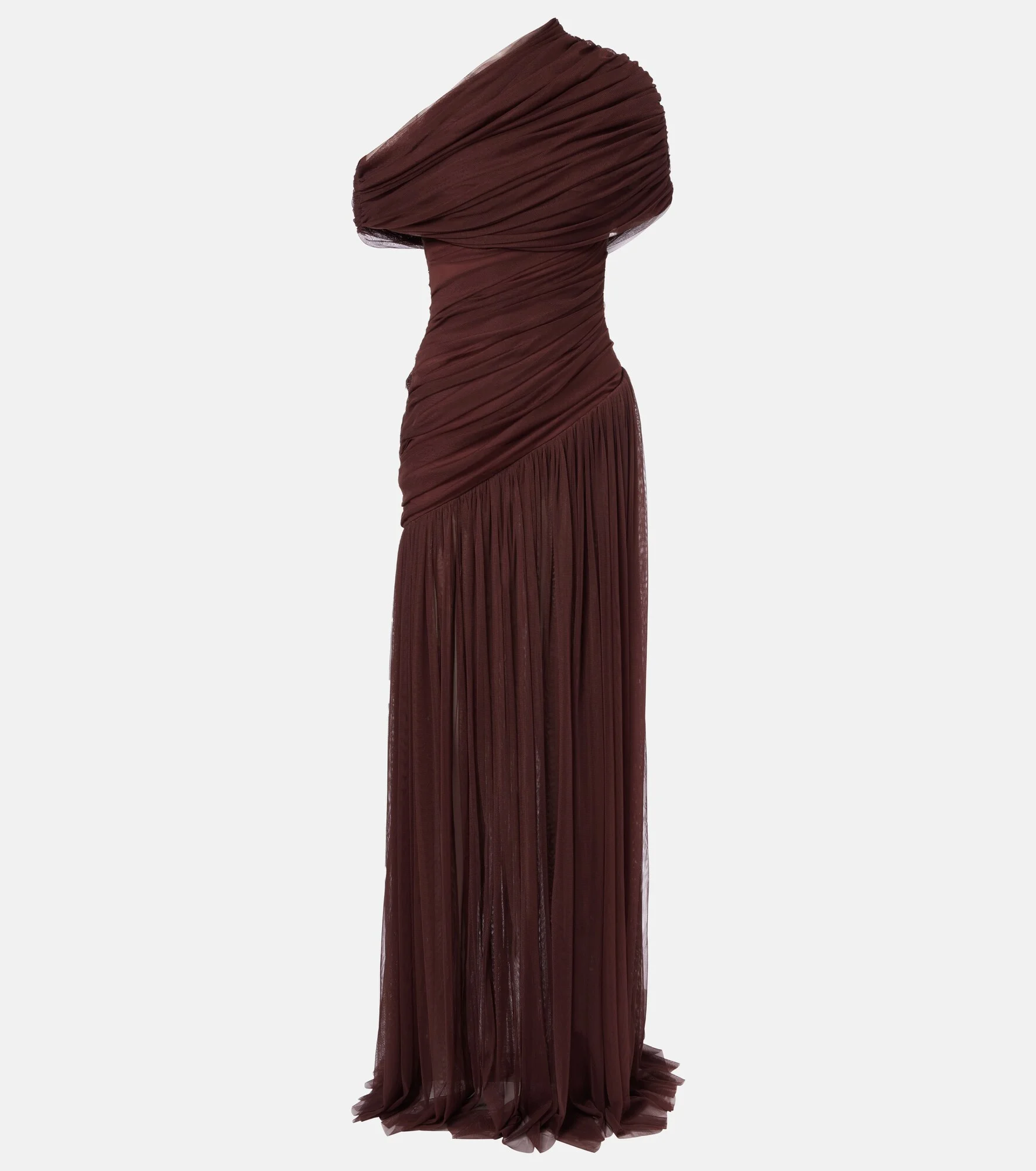 Himala gathered tulle gown - 1