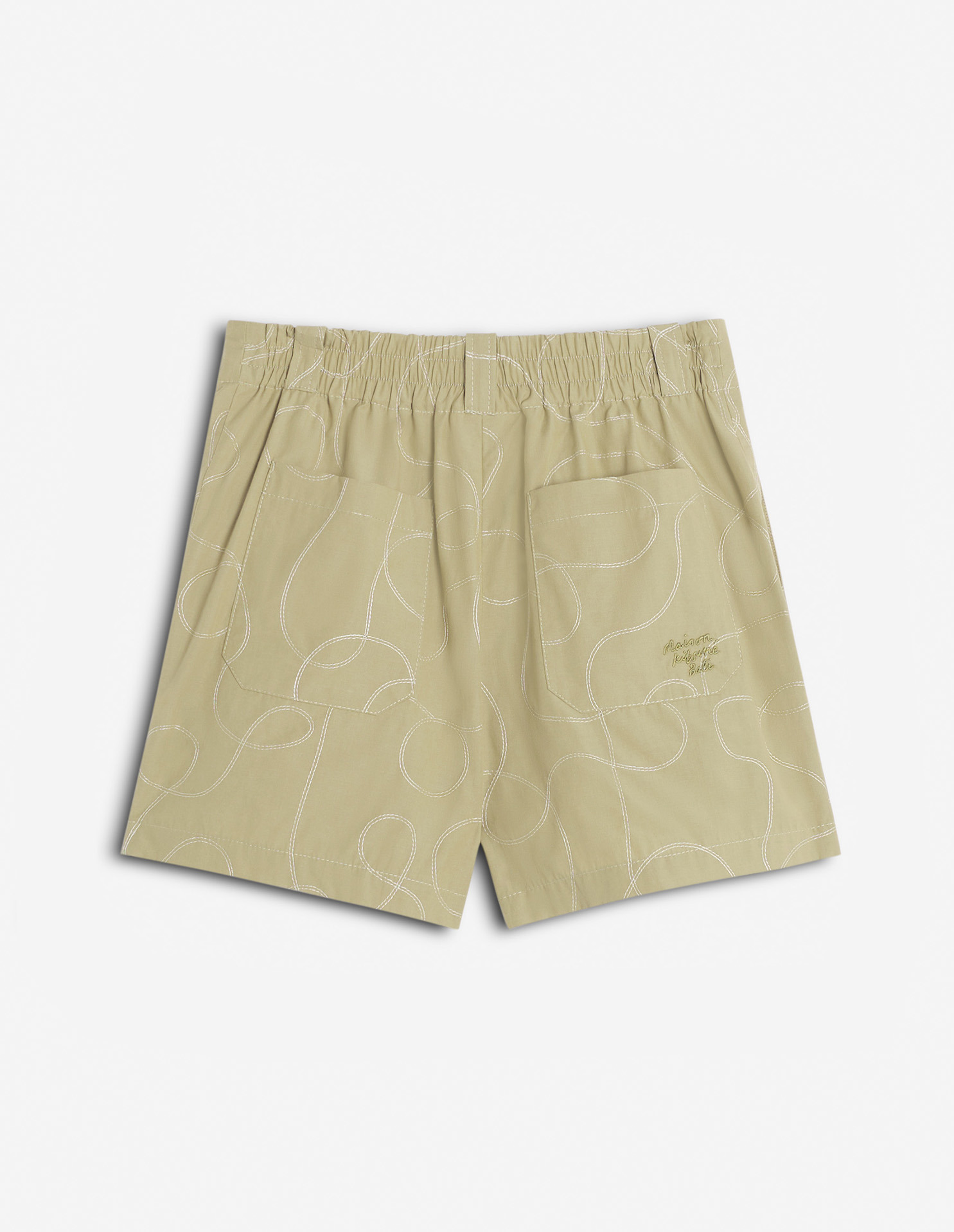 DESA DESIGN EMBROIDERED PLEATED SHORTS - 6