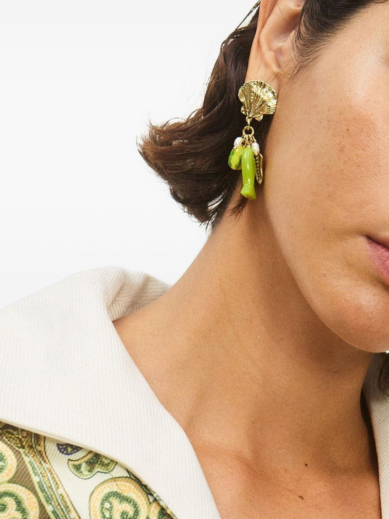 ALÉMAIS shell fish bijoux earrings outlook