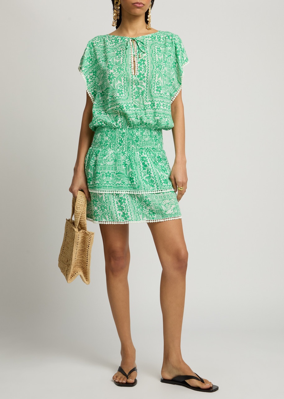 Melissa Odabash Keri Printed Mini Dress - 4