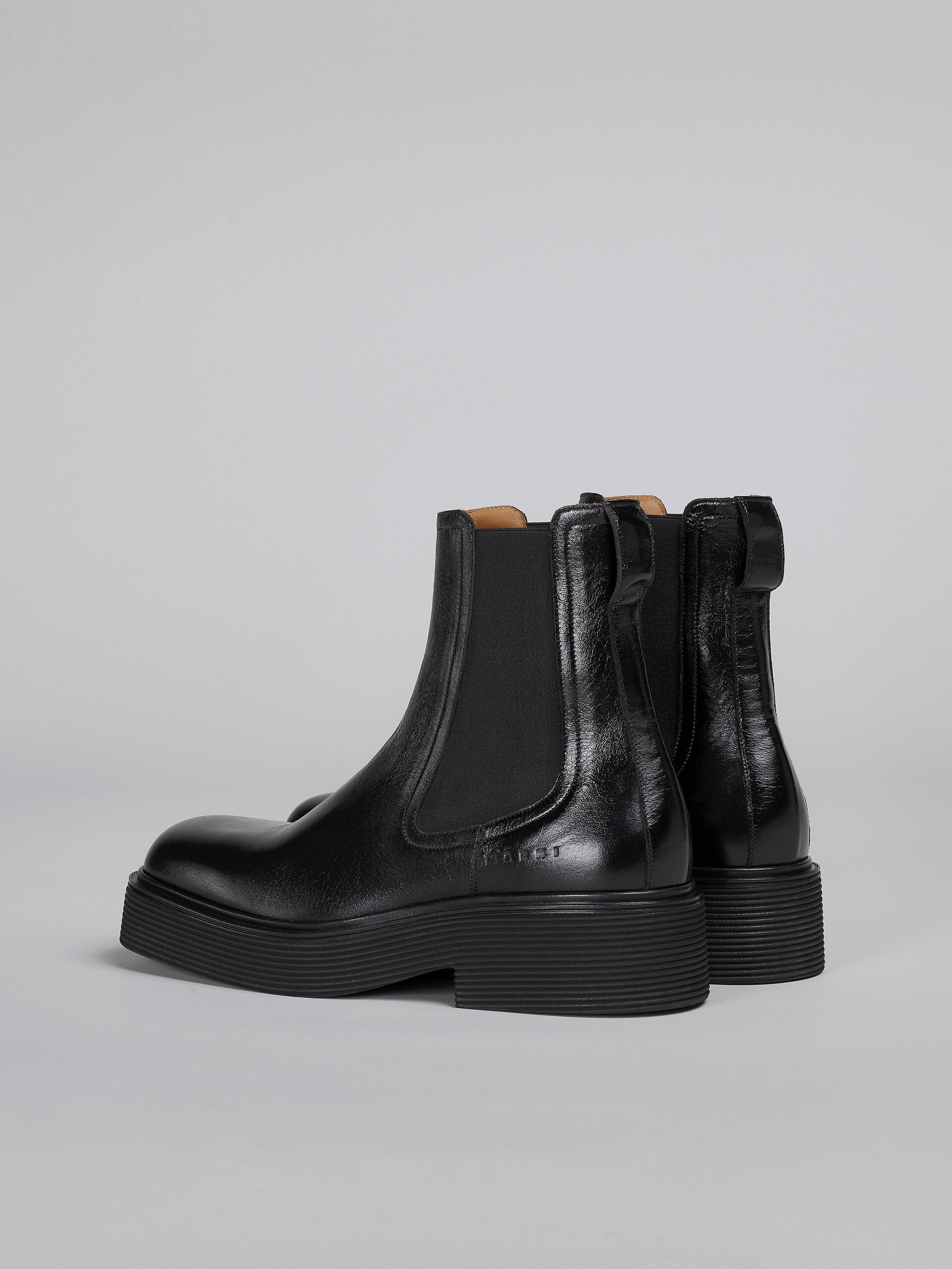 SHINY LEATHER CHELSEA BOOT - 3