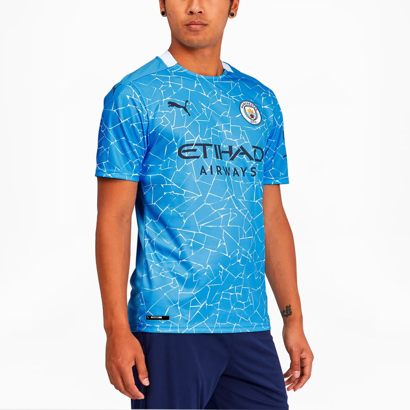 PUMA PUMA Manchester City 20/21 Fan Edition Home Jersey 'Sky Blue' 757058-01 outlook