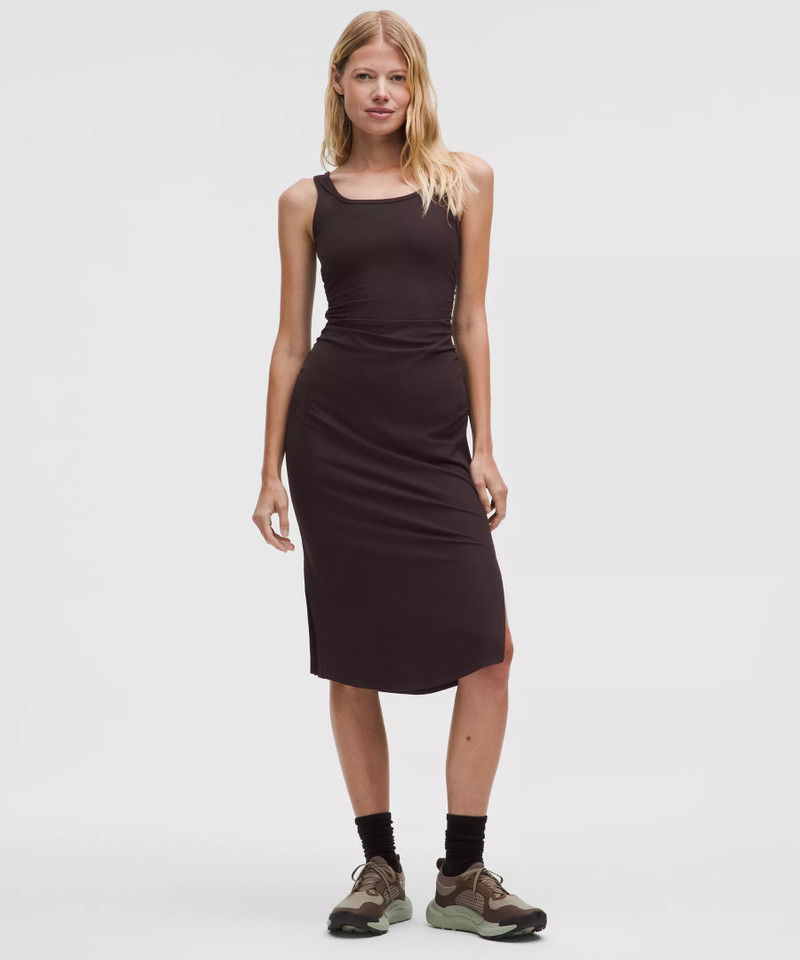 Shirred Nulu Square-Neck Dress 7