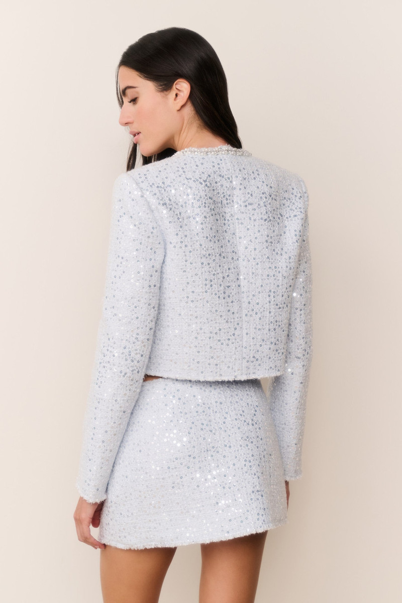 Kelli Sequin Tweed Jacket 5