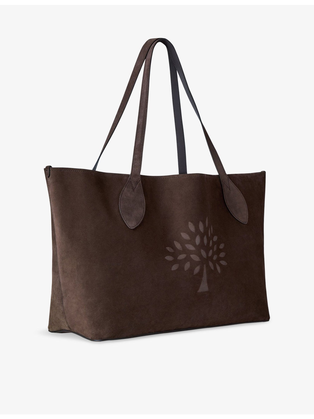 Oversized Tree Suede Tote Bag - 3