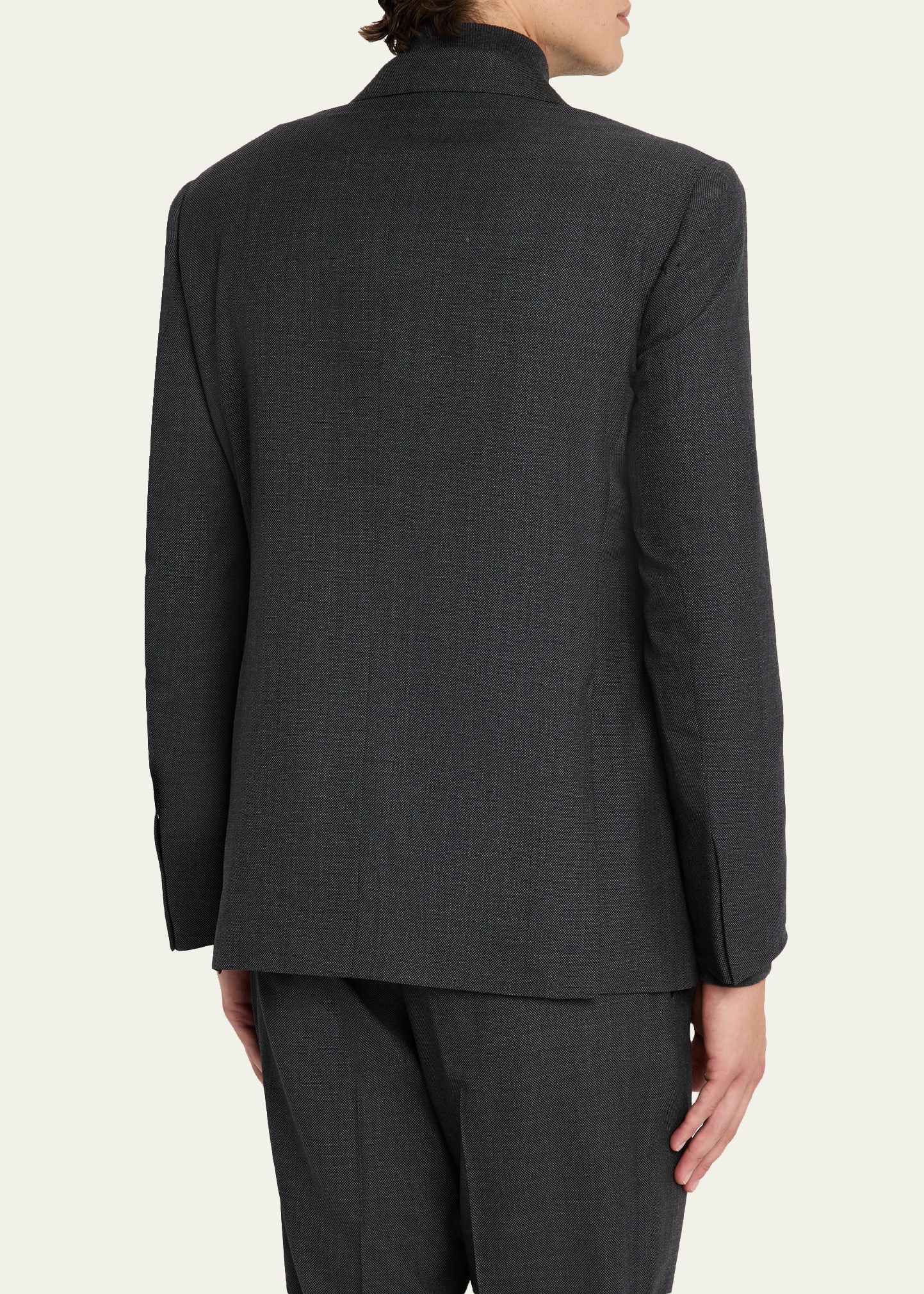 Men's Gregory Wool and Cashmere Birdseye Suit - 7