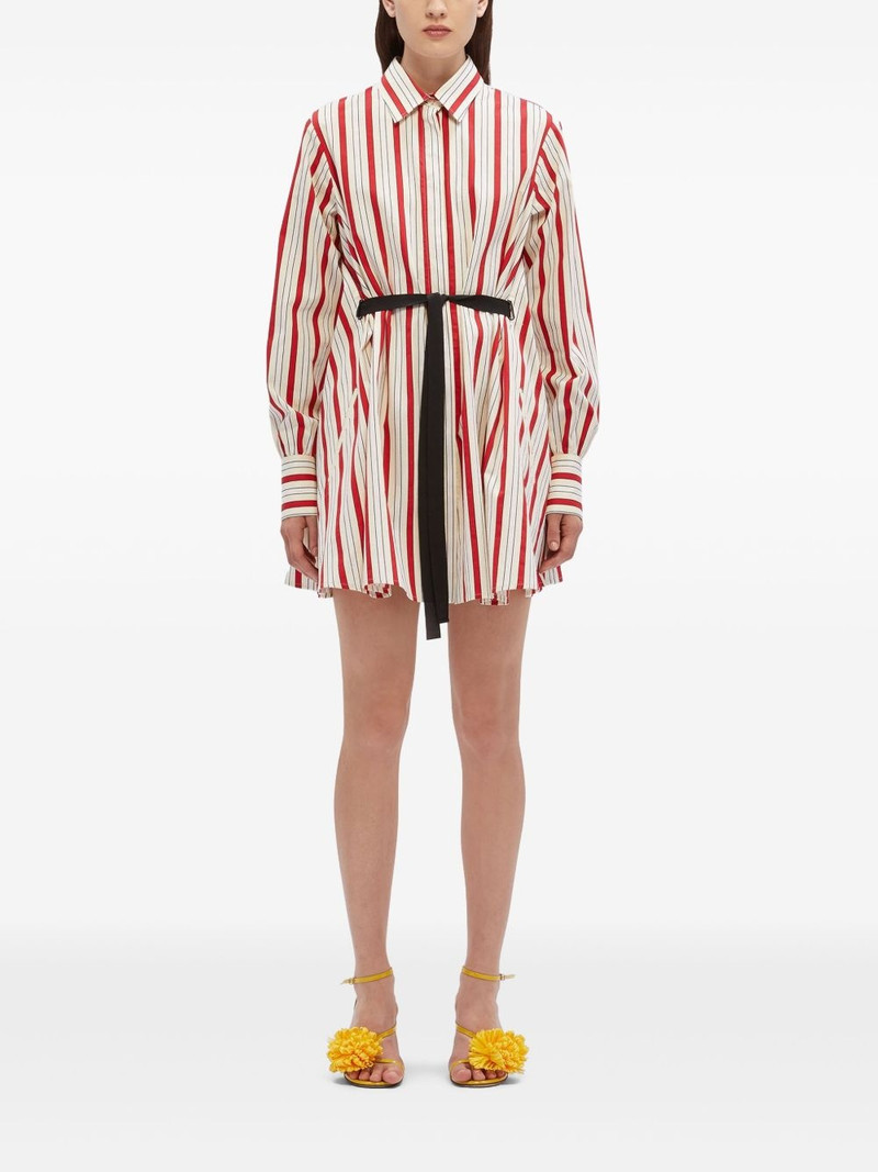 MSGM striped mini dress outlook