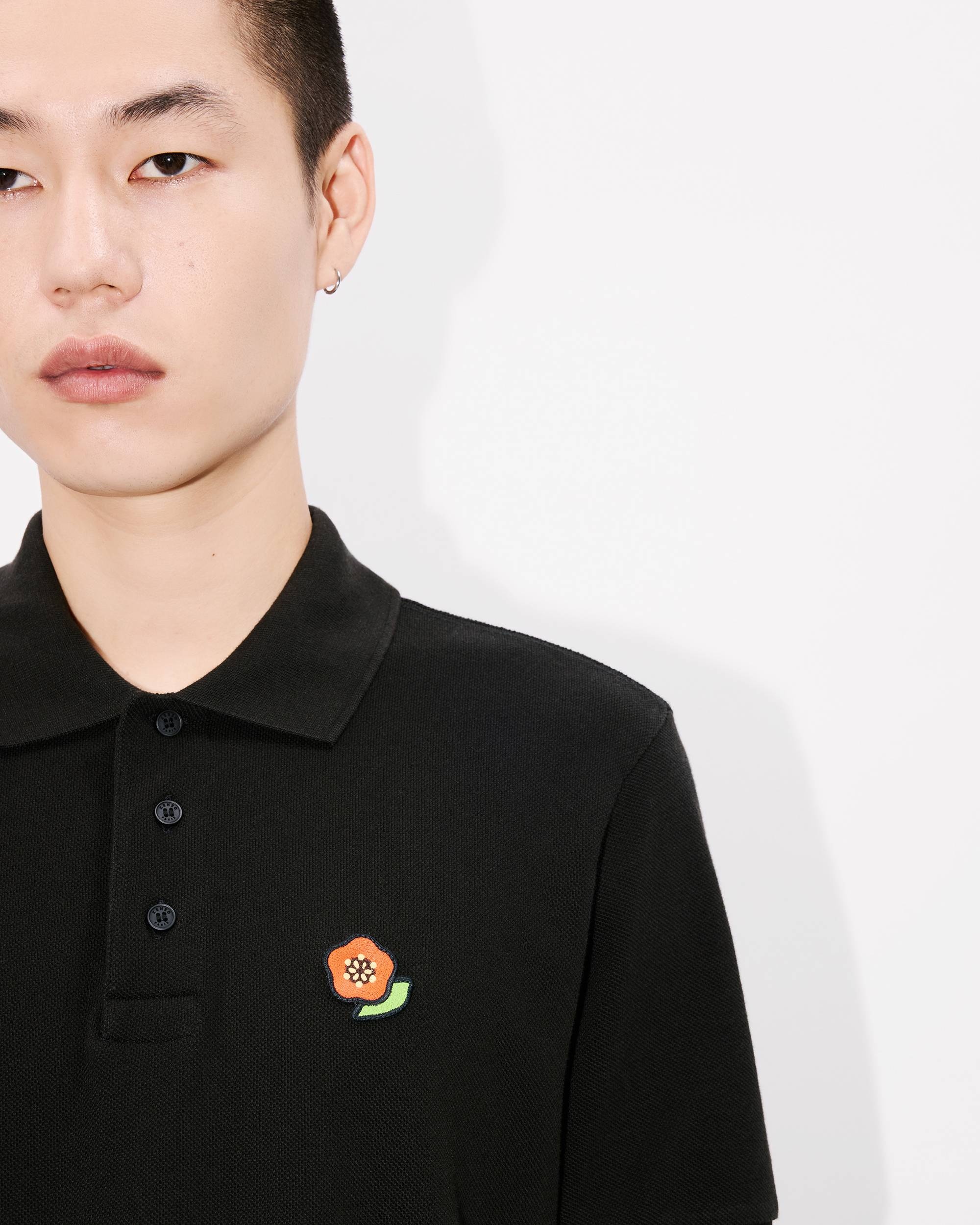 'KENZO Pop' embroidered slim polo in cotton - 6