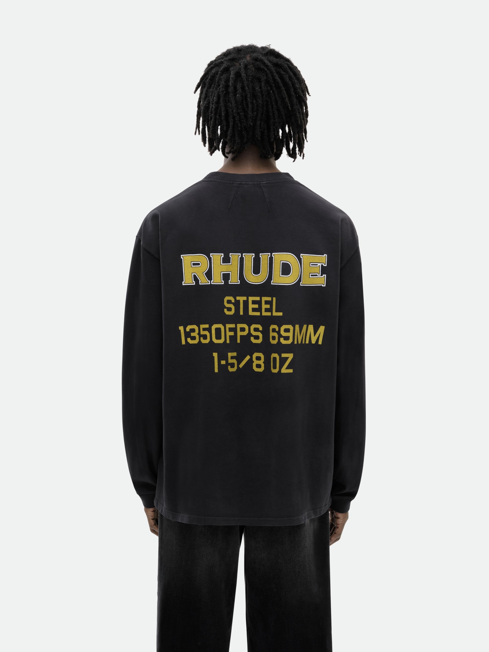 RHUDE STEEL LS TEE - 4