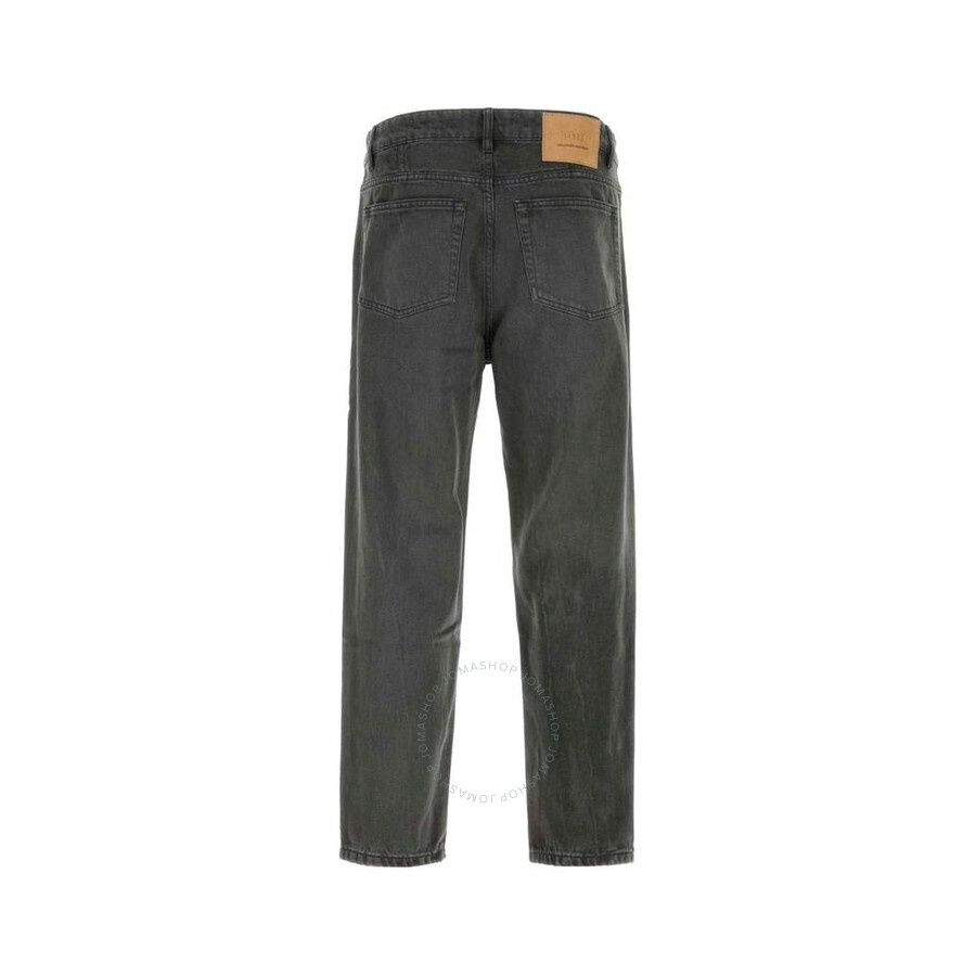 Ami Paris Men's Noir Tapered Fit Jeans - 2