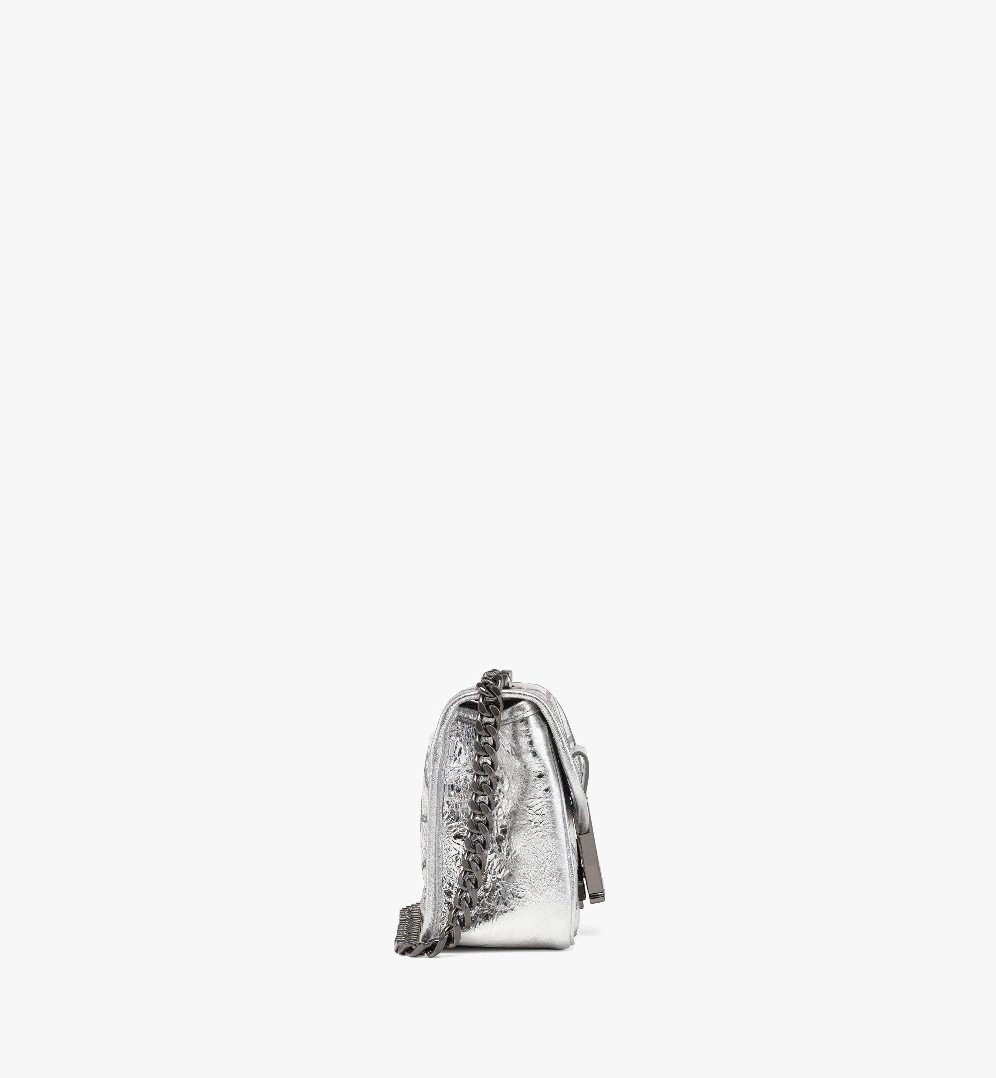 Travia Quilted Shoulder Bag in Crash Calf Leather - 3