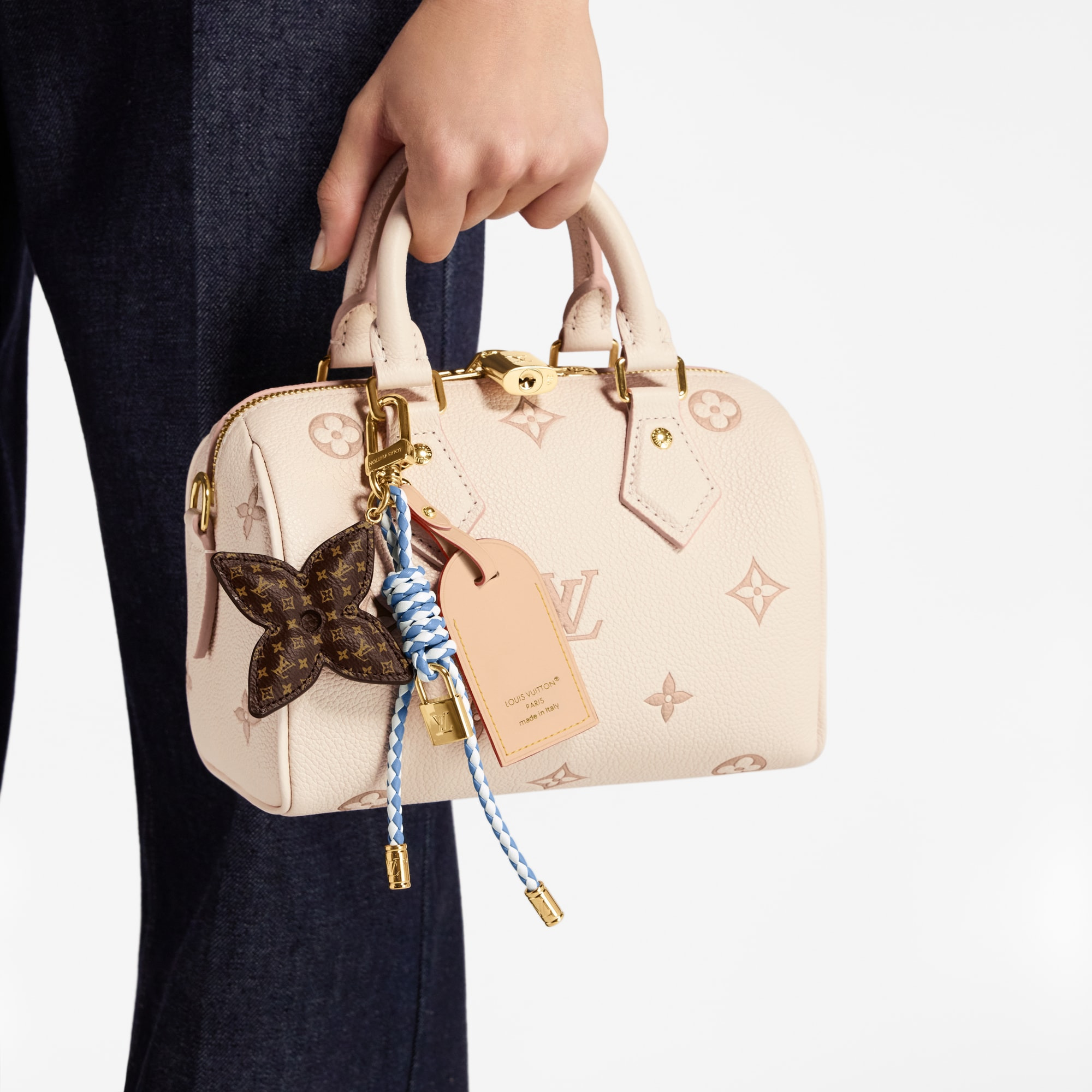 Lock And Bloom Stacking Bag Charm - 3