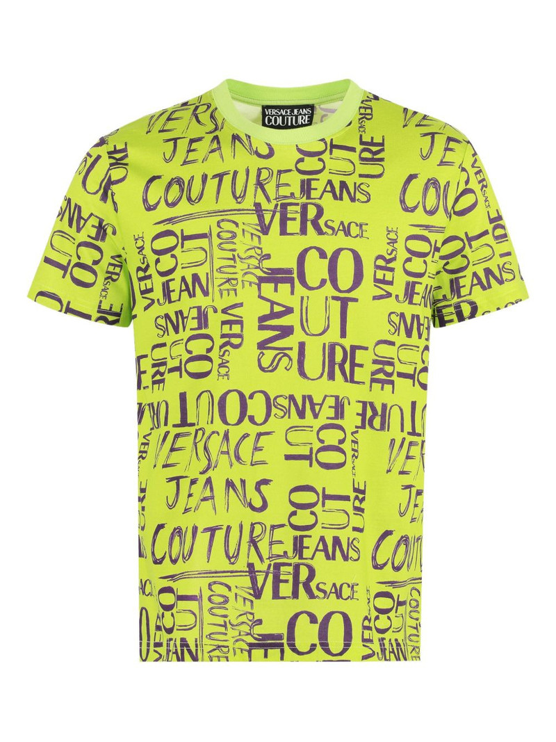 logo-print cotton T-shirt 1