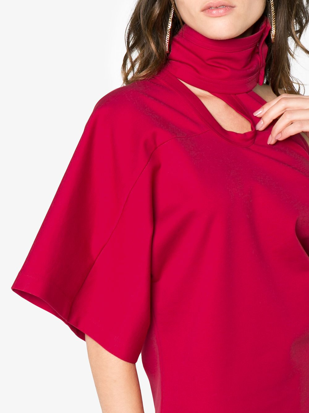 asymmetric cut out top - 5