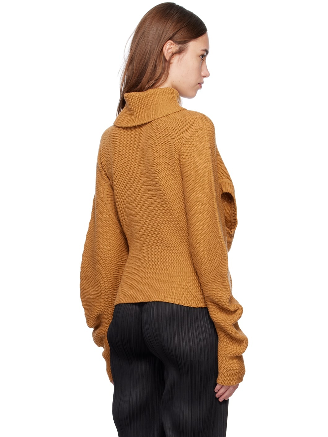 Tan Rhizome Turtleneck - 3