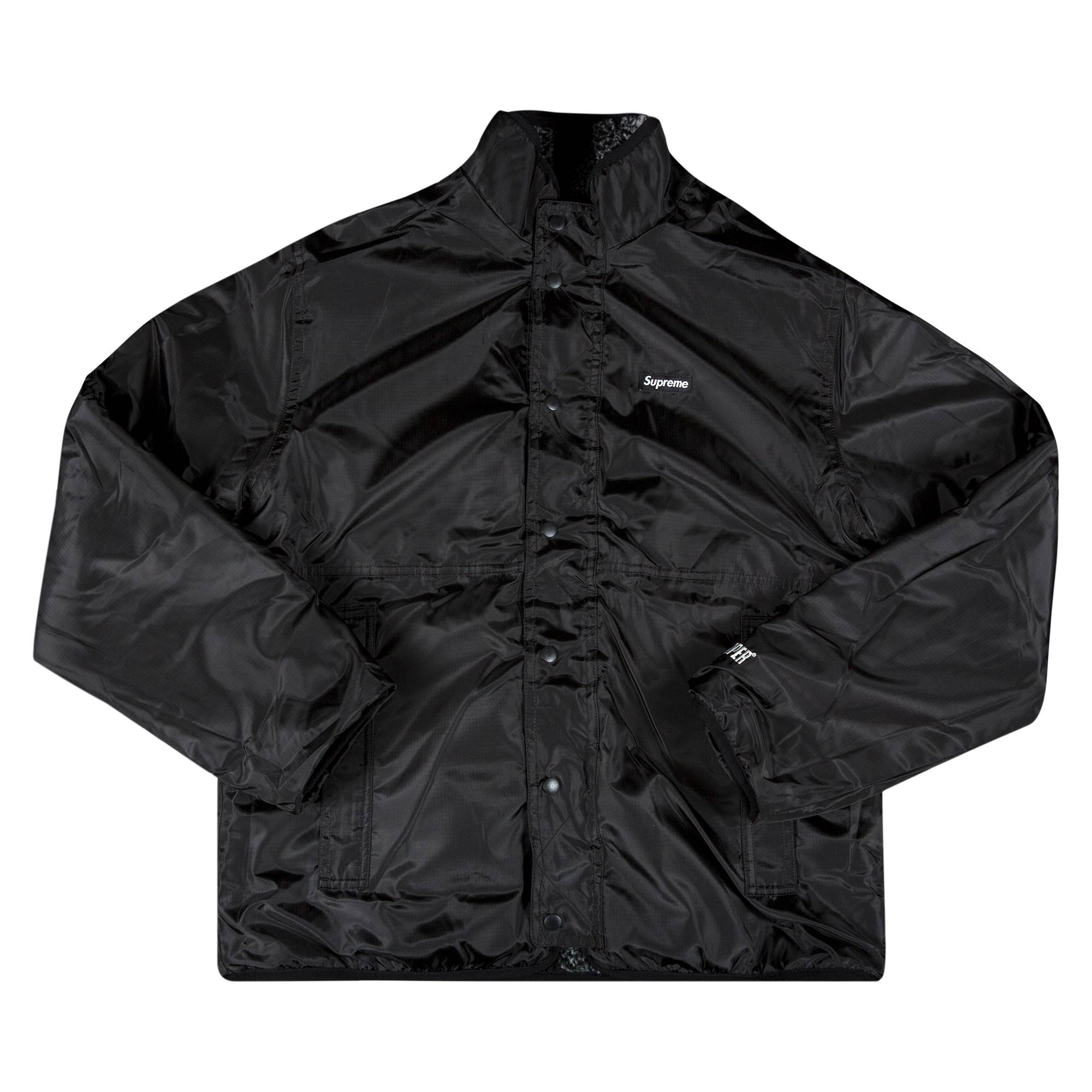 Supreme Supreme Reversible Bandana Fleece Jacket 'Black Supreme Supreme Reversible Bandana Fleece Jacket 'Black