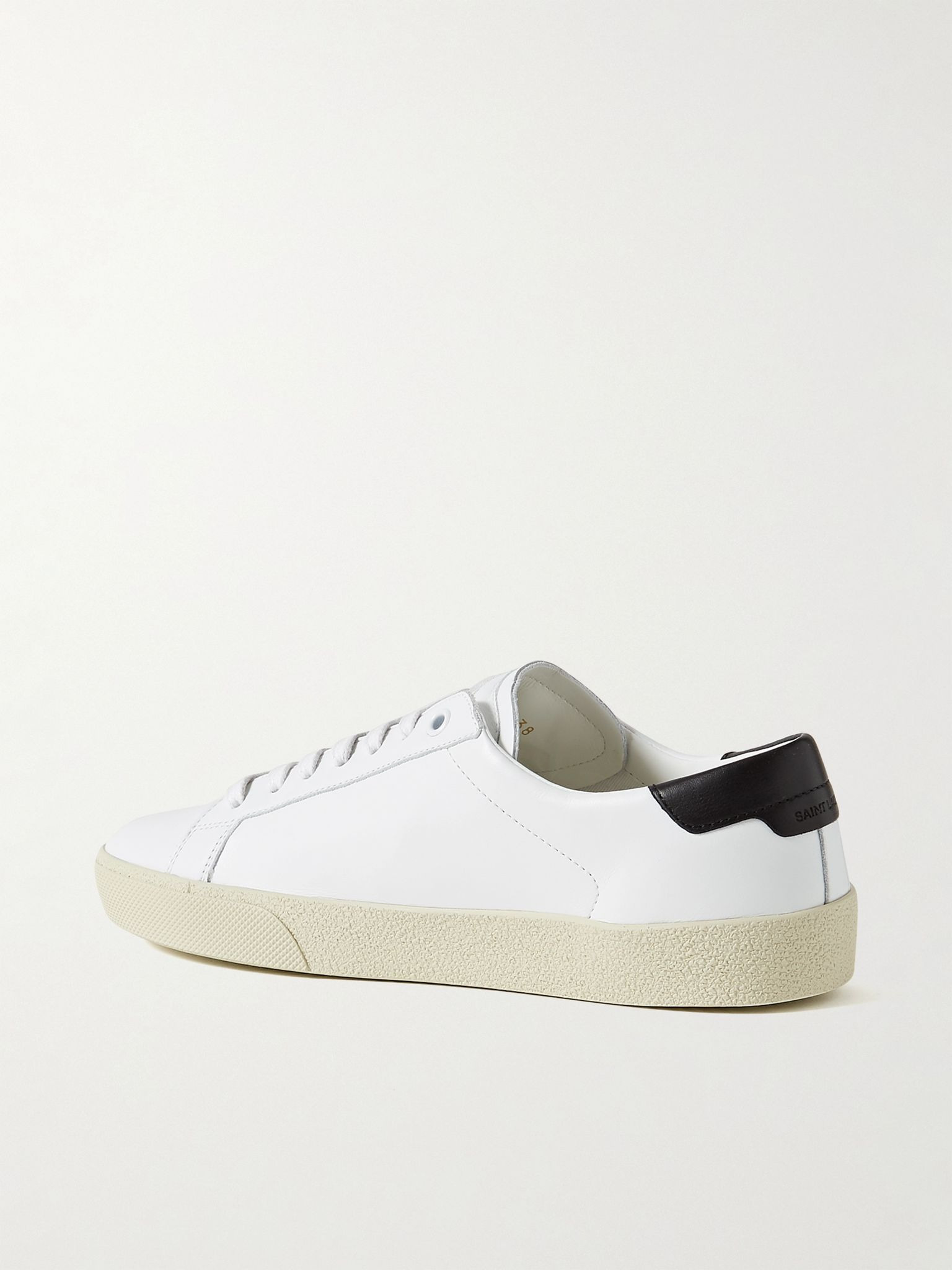 Court Classic SL/06 logo-embroidered leather sneakers White - 3