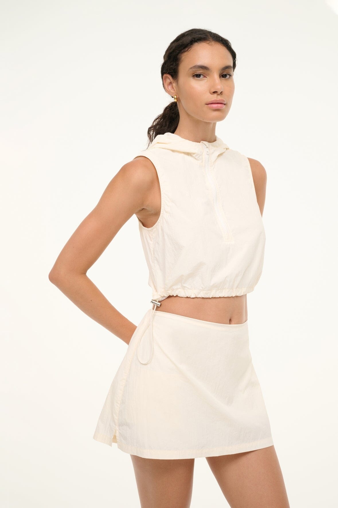 STAUD COMPASS TOP IVORY - 2