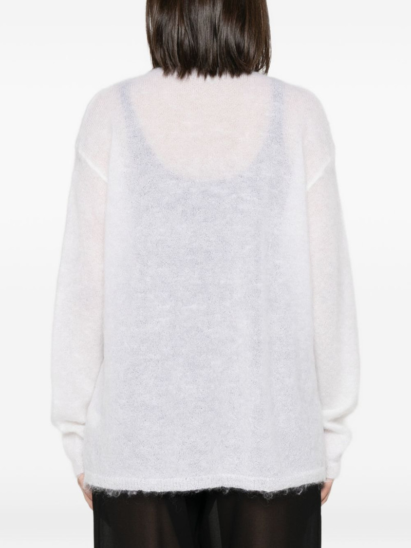 contrasting-trim cardigan 4