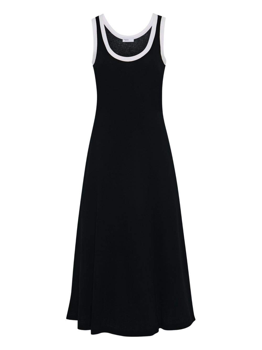scoop-neck midi dress - 1