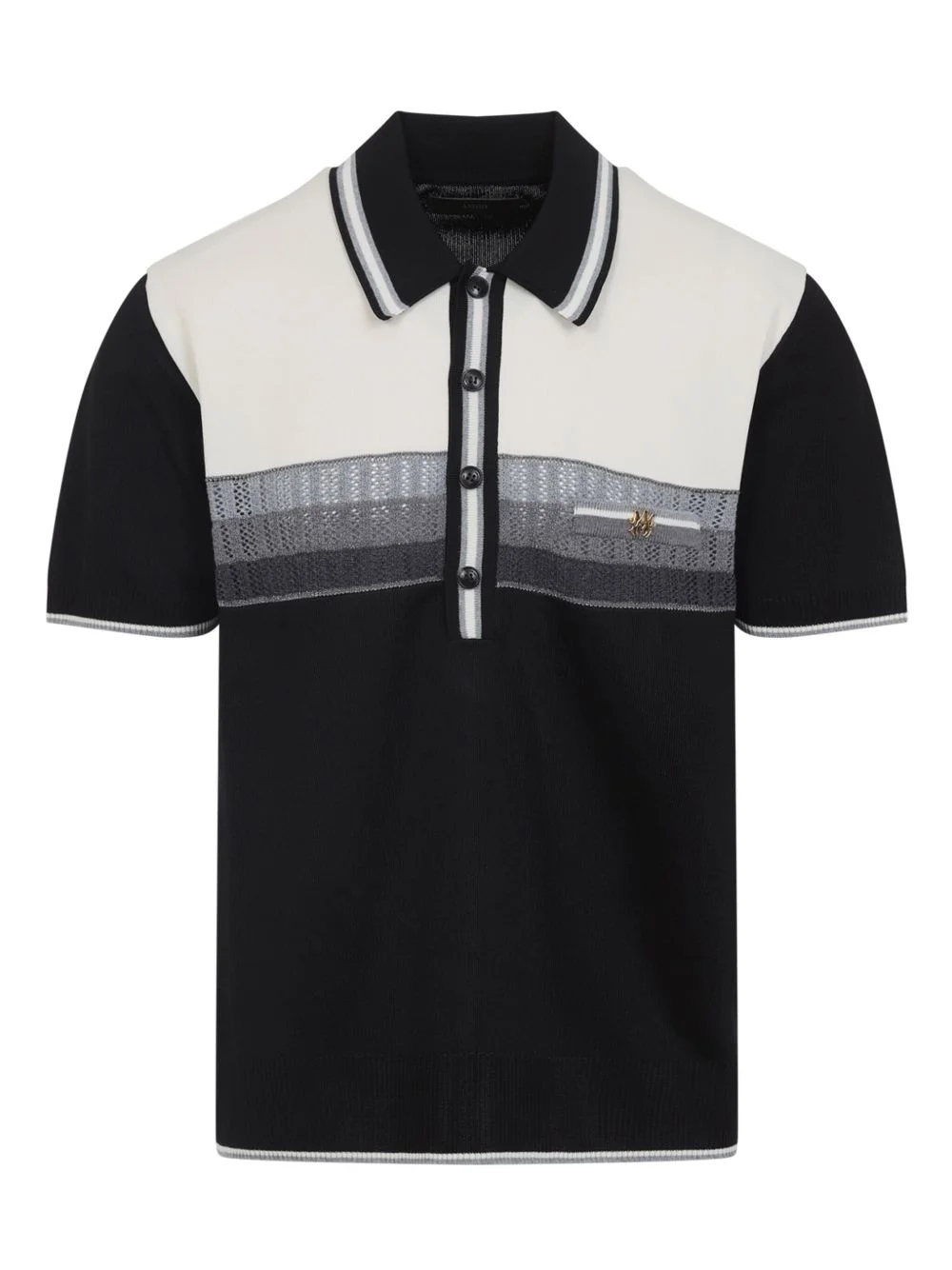 striped pocket polo shirt - 1