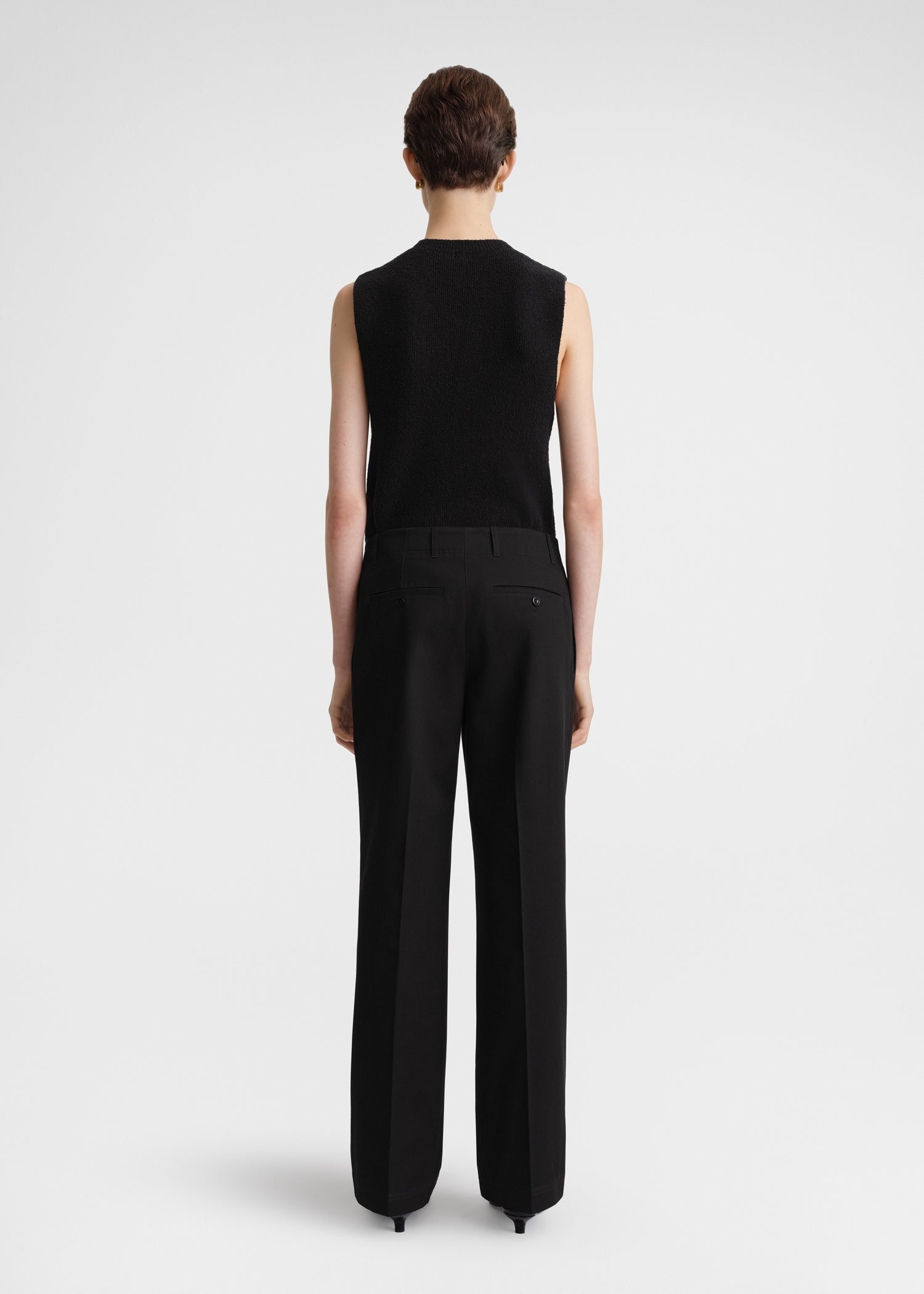 Relaxed chino trousers black - 5