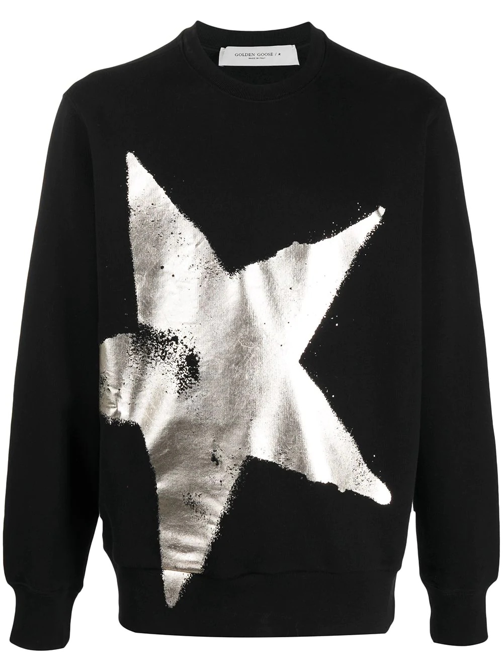 star-print sweatshirt - 1