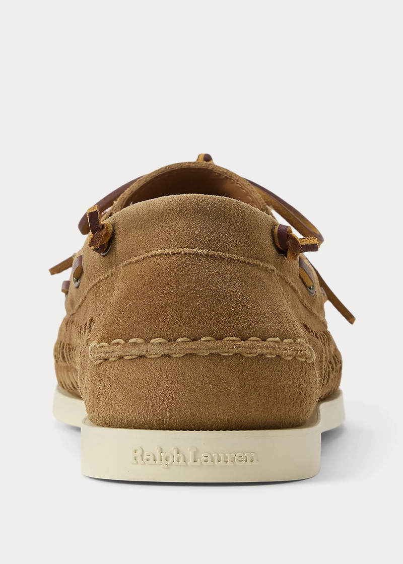 Merton Woven Suede Boat Shoe 3