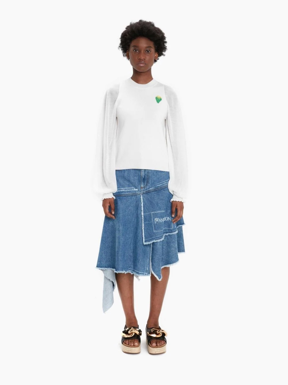 LAYERED HEM SKIRT - 2