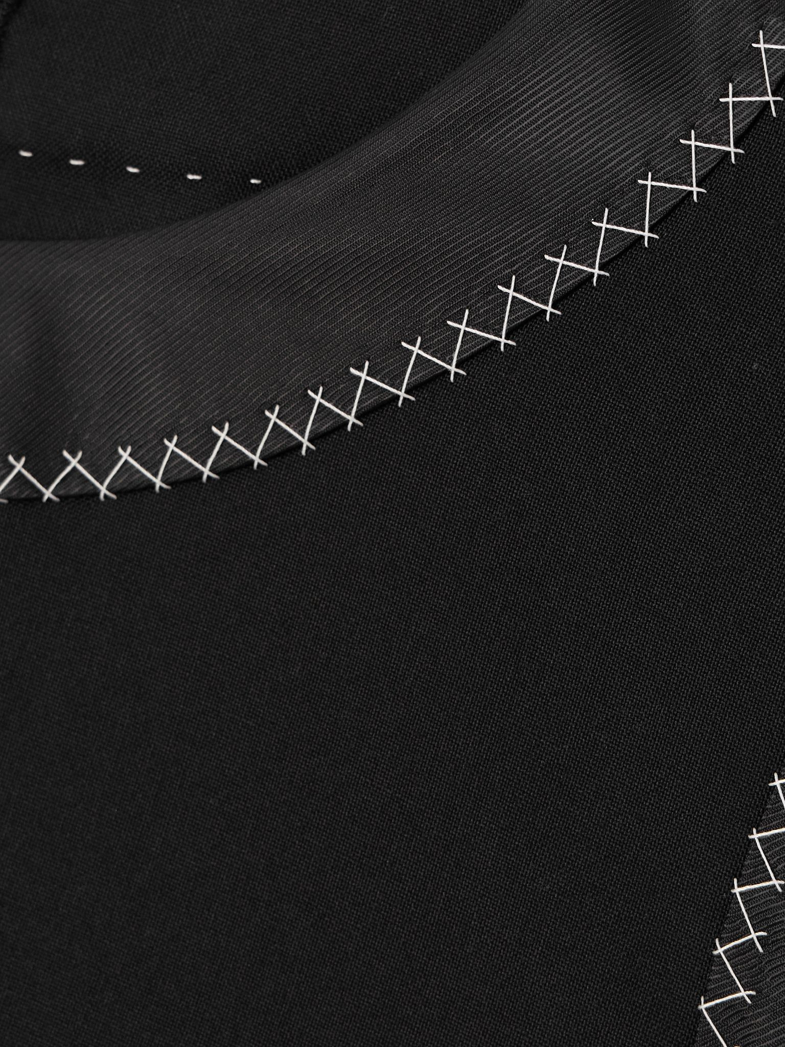 Wool midi dress Black - 4