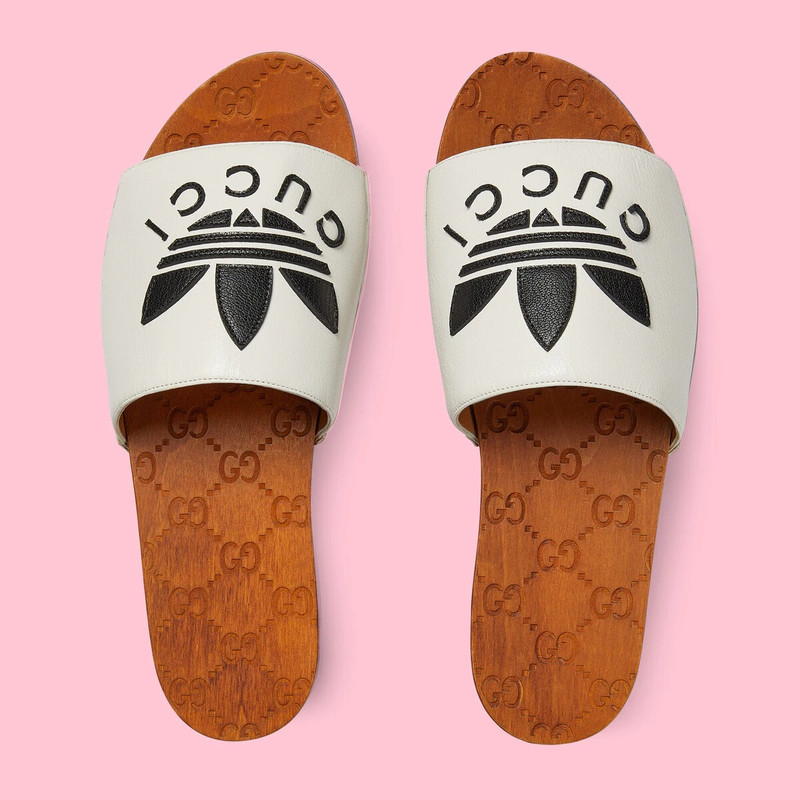 GUCCI adidas x Gucci Women's GG clog outlook