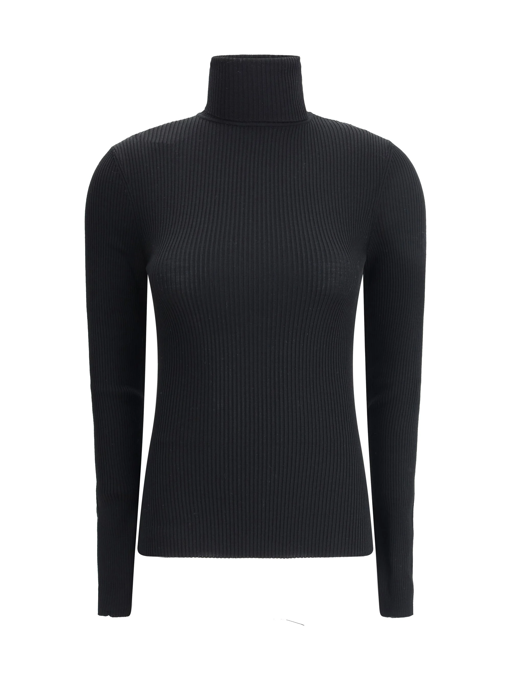 Wolford Virgin Wool Long Sleeve Jersey Black - 1