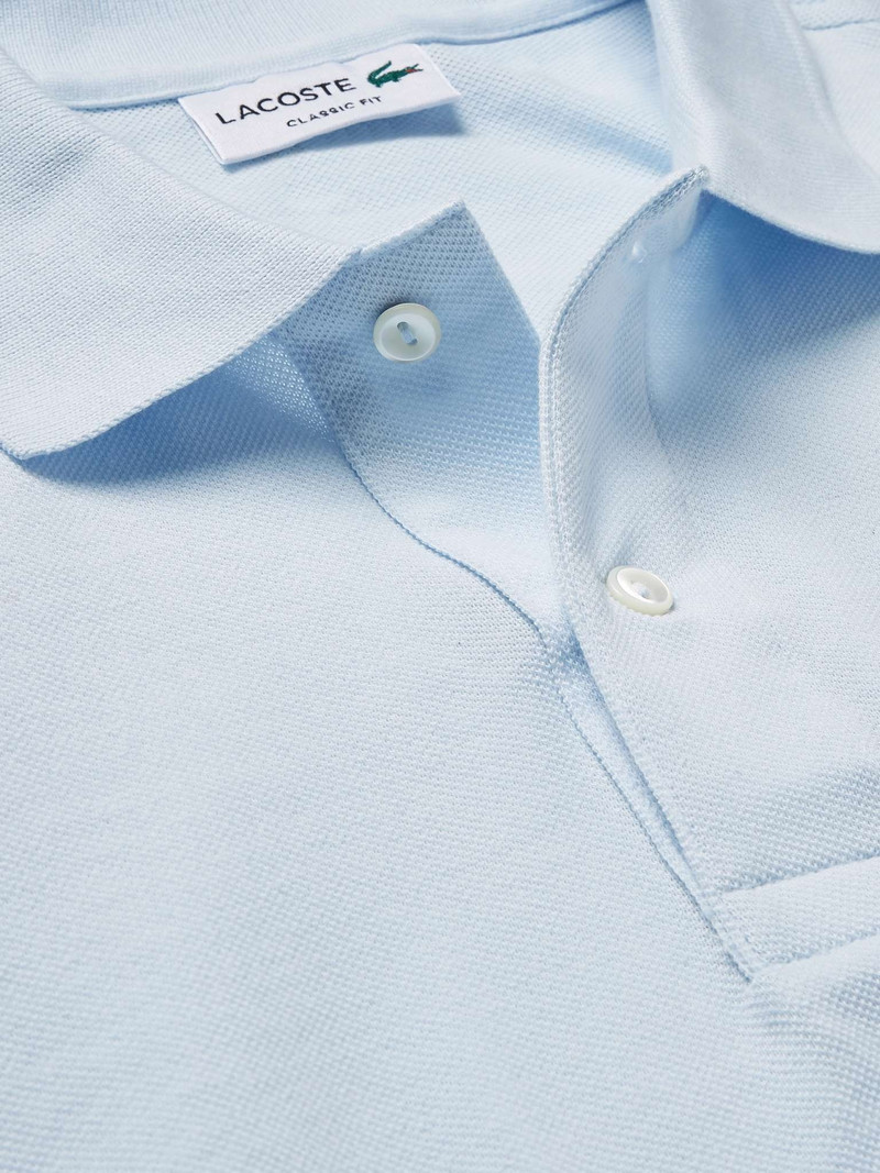 Logo-Appliquéd Cotton-Piqué Polo Shirt 6