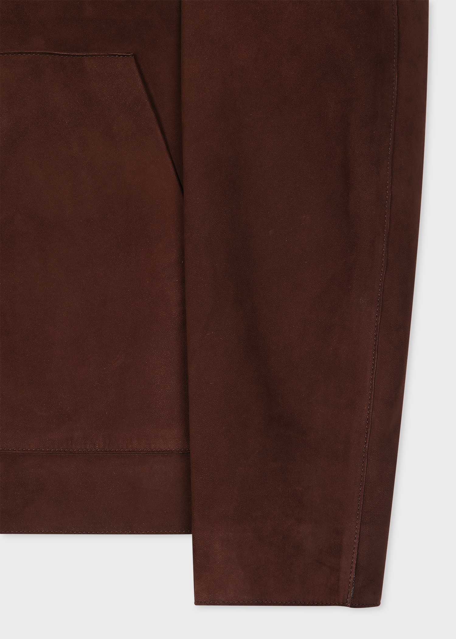 Brown Nubuck Leather Jacket - 3