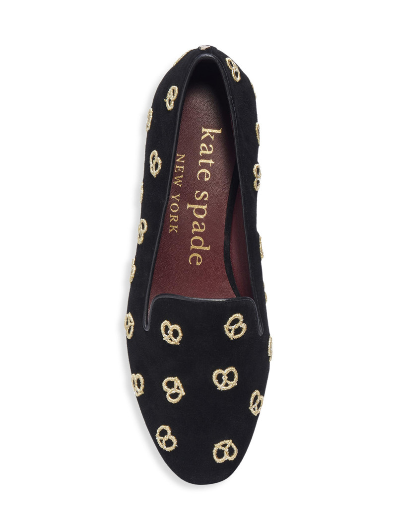 Women's Mini Pretzel Lounge Slippers - Black 5