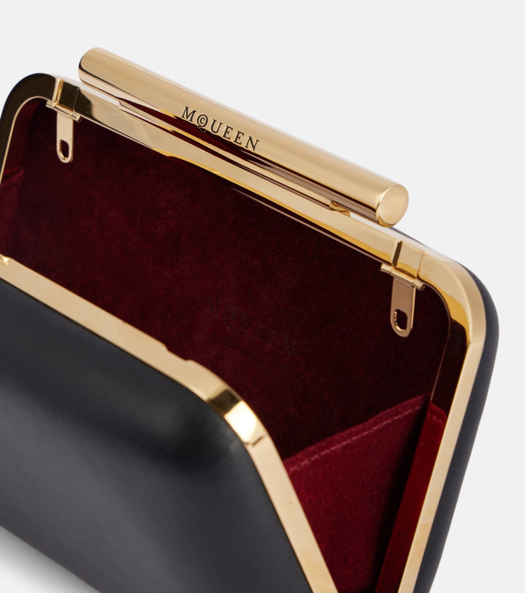 T-Bar Mini leather box clutch - 3