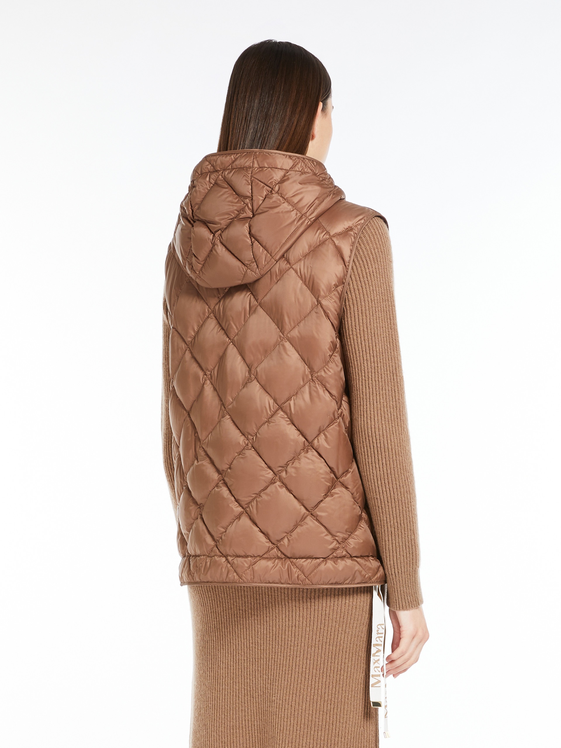 TREFA Gilet in quilted water-repellent canvas - 4