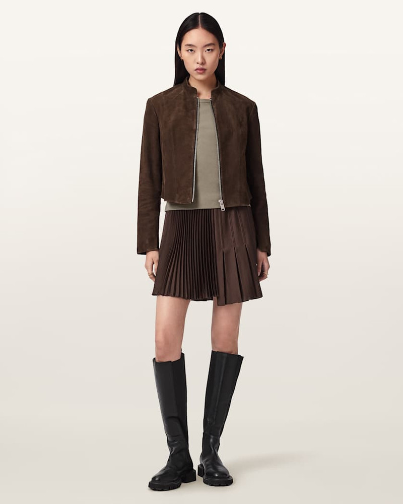 ALLSAINTS JAX ASYMMETRIC MINI SKIRT outlook