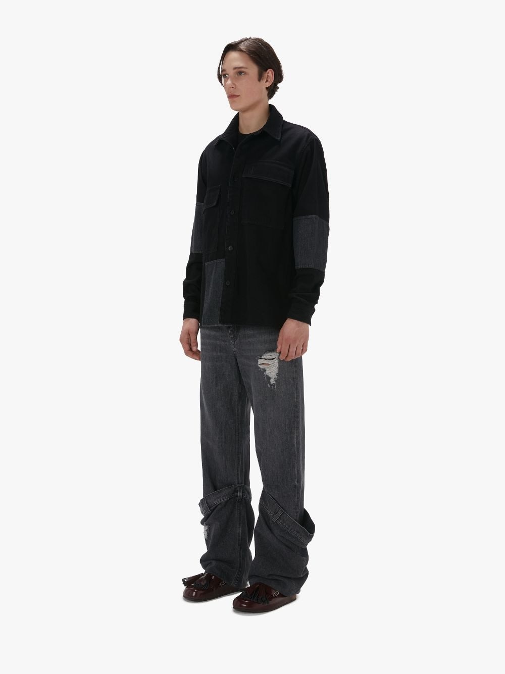 PATCHWORK OVERSHIRT - 4